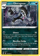 Image for Galarian Obstagoon (Cosmos Holo) (161/264) (Miscellaneous Cards & Products) (MCAP) - Pokemon