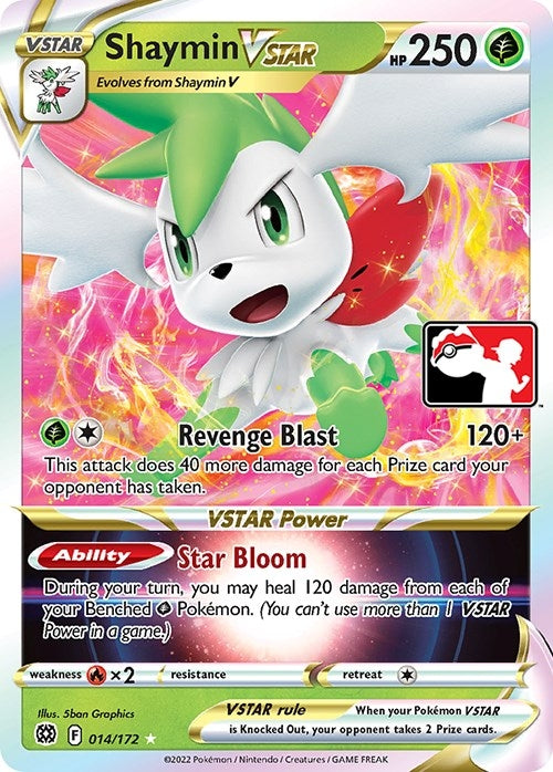 Image for Shaymin VSTAR (014/172) (Prize Pack Series Cards) - Pokemon