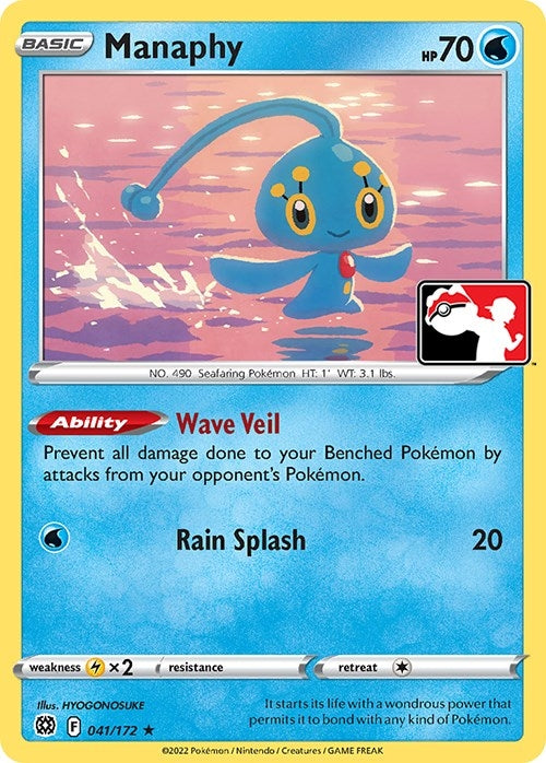 Manaphy (041/172) (Prize Pack Series Cards) Pokemon