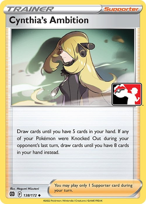 Image for Cynthia's Ambition (138/172) (Prize Pack Series Cards) - Pokemon