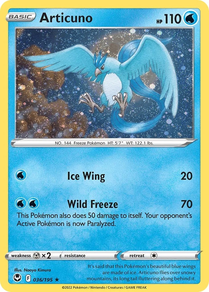 Articuno (Cosmos Holo) (036/195) (Miscellaneous Cards & Products) (MCAP) Pokemon
