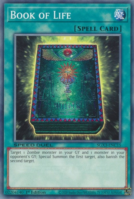 Book of Life (SGX3-ENC15) (Speed Duel GX: Duelists of Shadows) YuGiOh