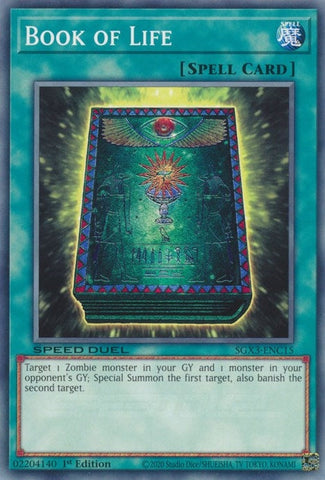 Book of Life (SGX3-ENC15) (Speed Duel GX: Duelists of Shadows) YuGiOh