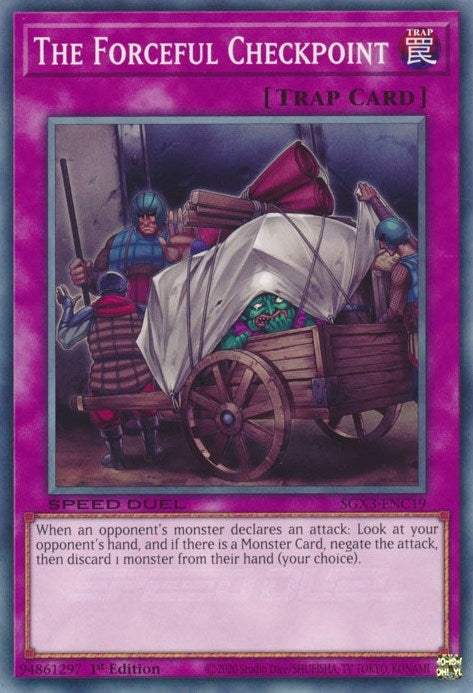 The Forceful Checkpoint (SGX3-ENC19) (Speed Duel GX: Duelists of Shadows) YuGiOh