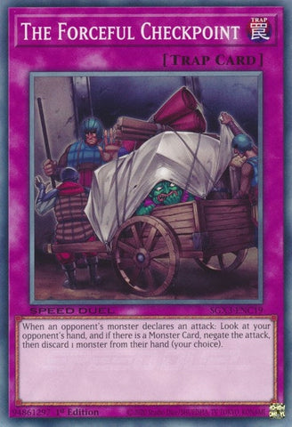 The Forceful Checkpoint (SGX3-ENC19) (Speed Duel GX: Duelists of Shadows) YuGiOh