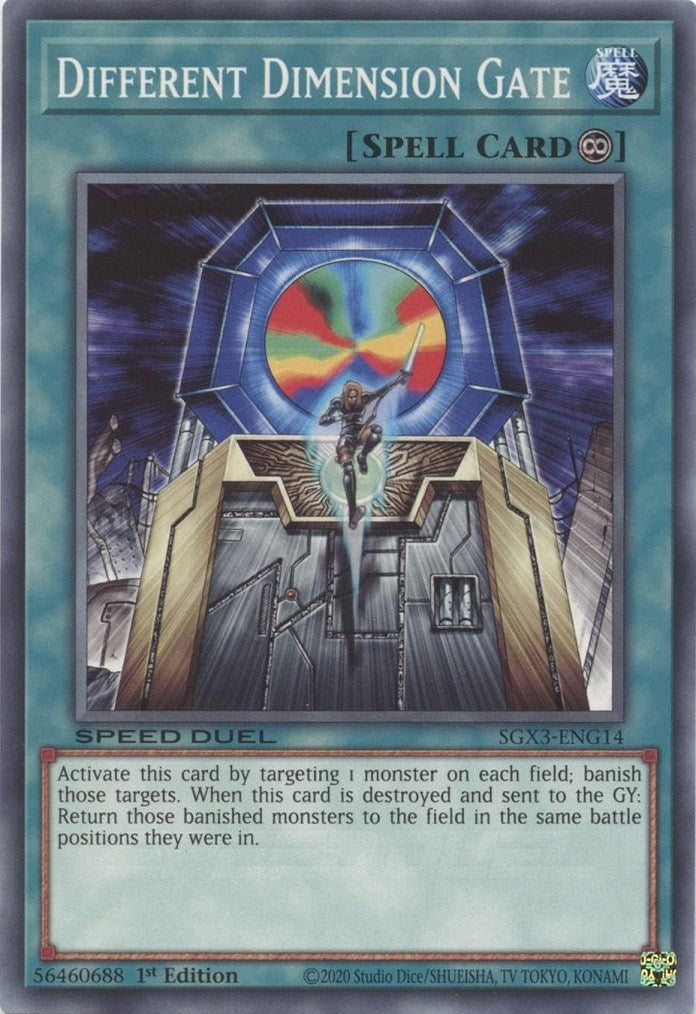 Different Dimension Gate (G) (SGX3-ENG14) (Speed Duel GX: Duelists of Shadows) YuGiOh