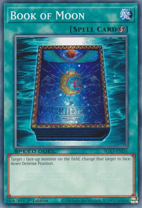 Book of Moon (SGX3-ENI31) (Speed Duel GX: Duelists of Shadows) YuGiOh