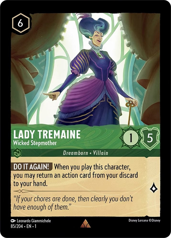 Image for Lady Tremaine - Wicked Stepmother (85/204) (The First Chapter) (1) - Disney Lorcana