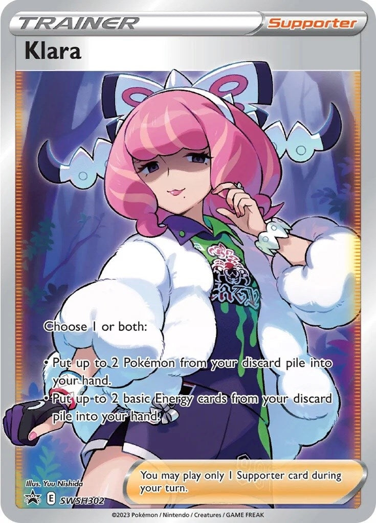 Klara (Full Art) (SWSH302) (SWSH: Sword & Shield Promo Cards) Pokemon