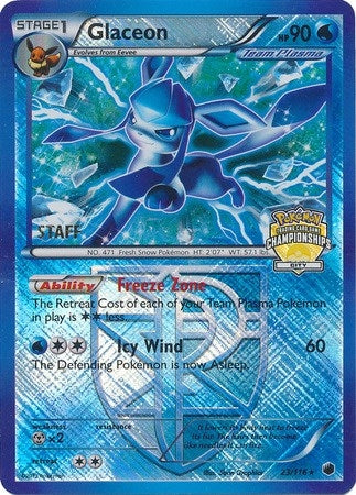 Image for Glaceon - 23/116 (City Championships) [Staff] (023/116) (League & Championship Cards) (PR) - Pokemon