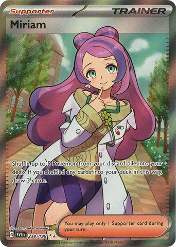 Image for Miriam (238/198) (SV01: Scarlet & Violet Base Set) - Pokemon