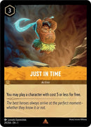 Image for Just in Time (29/204) (The First Chapter) (1) - Disney Lorcana