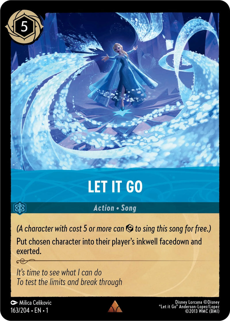 Image for Let It Go (163/204) (The First Chapter) (1) - Disney Lorcana