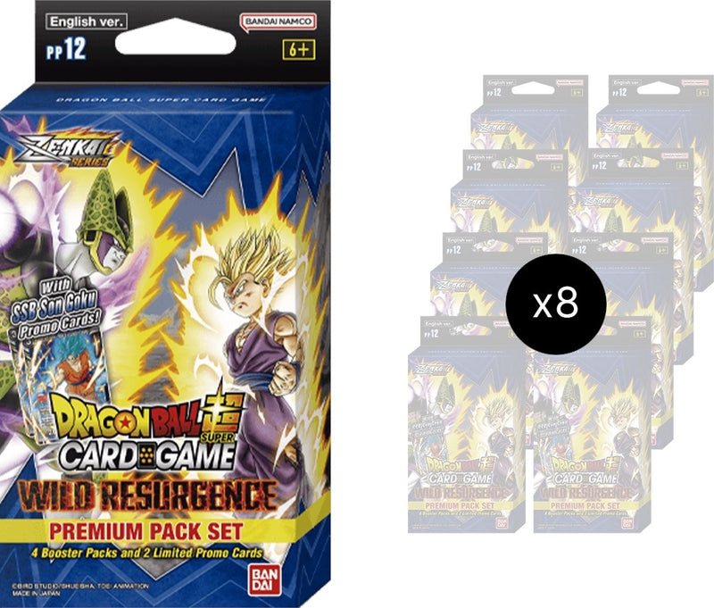 Image for Wild Resurgence Premium Pack Set 12 Display - Dragon Ball Super: Masters