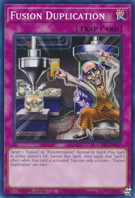 Fusion Duplication (CYAC-EN077) (Cyberstorm Access) YuGiOh