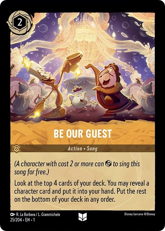 Image for Be Our Guest (25/204) (The First Chapter) (1) - Disney Lorcana