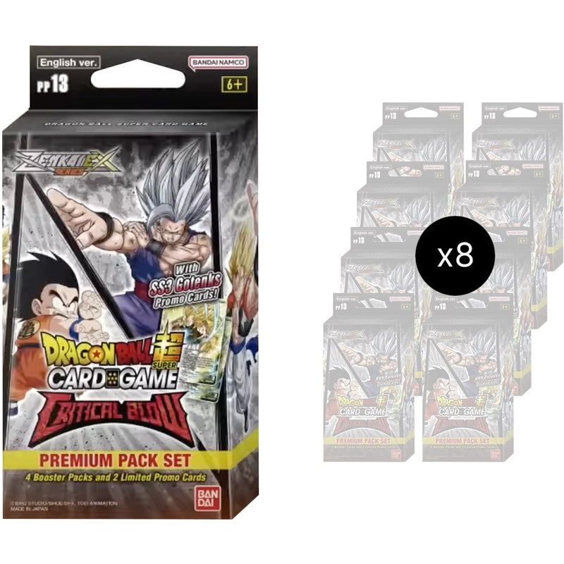 Image for Critical Blow Premium Pack Set 13 Display - Dragon Ball Super: Masters