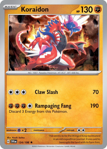 Image for Koraidon (124/198) - Pokemon