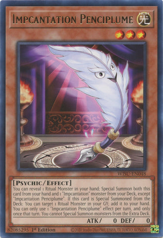 Impcantation Penciplume (WISU-EN048) (Wild Survivors) YuGiOh