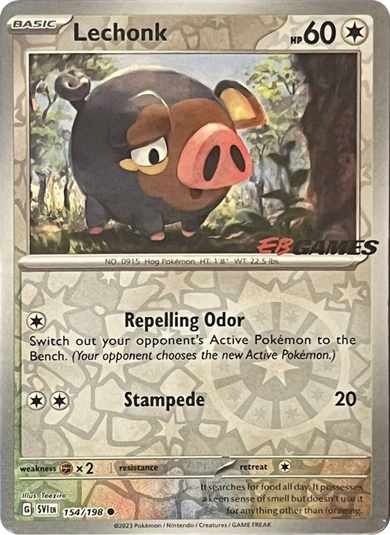 Lechonk - 154/198 (EB Games Promo) (154/198) (Miscellaneous Cards & Products) (MCAP) Pokemon