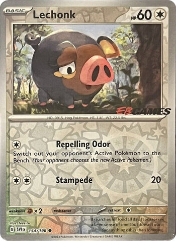 Lechonk - 154/198 (EB Games Promo) (154/198) (Miscellaneous Cards & Products) (MCAP) Pokemon