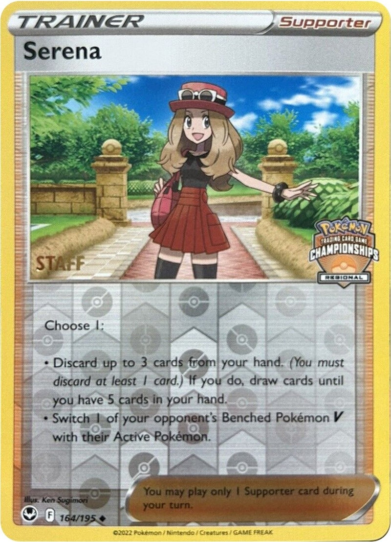 Image for Serena - 164/195 (Regional Championships) [Staff] (164/195) (League & Championship Cards) (PR) - Pokemon