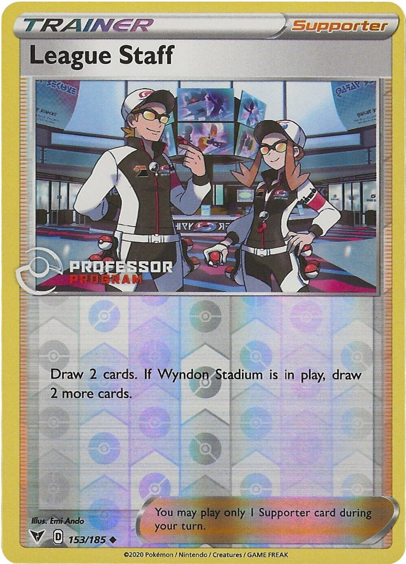 Image for League Staff (153/185) (Professor Program Promos) (PPP) - Pokemon