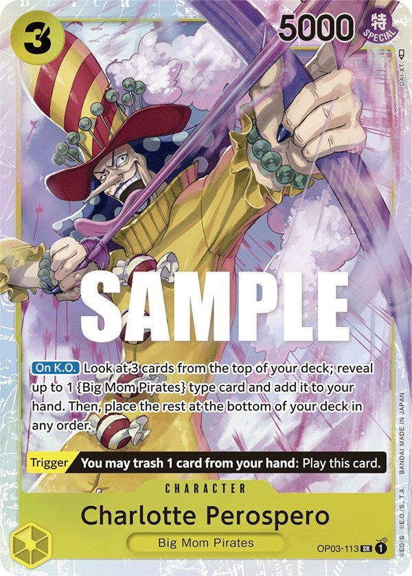 Charlotte Perospero (OP03-113) (Pillars of Strength) (OP03) One Piece Card Game