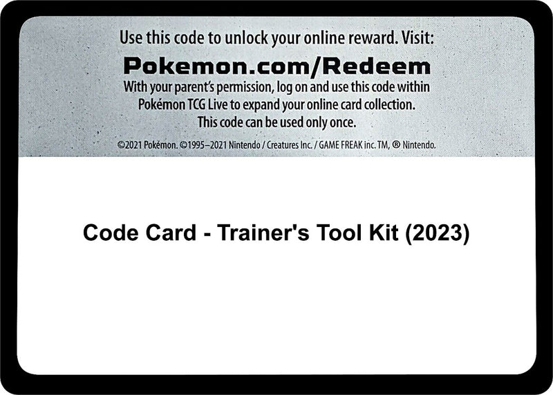 Image for Code Card - Trainer's Tool Kit (2023) (Miscellaneous Cards & Products) (MCAP) - Pokemon