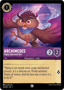 Image for Archimedes - Highly Educated Owl (36/204) (The First Chapter) (1) - Disney Lorcana