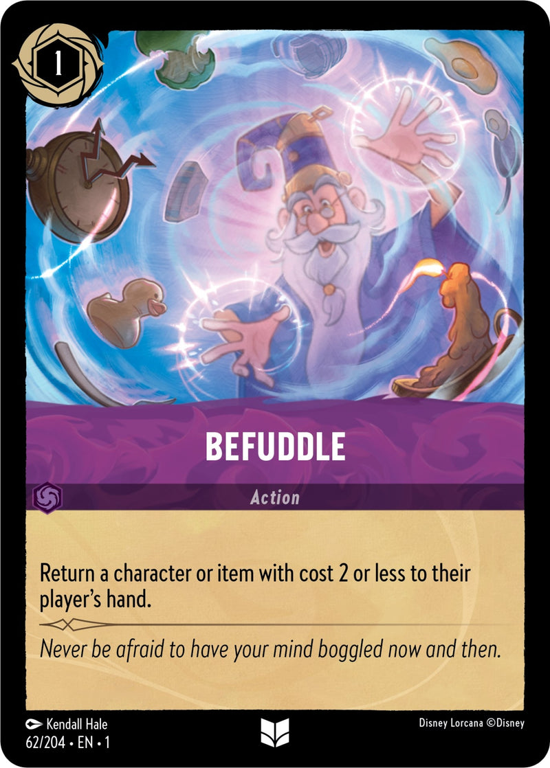 Image for Befuddle (62/204) (The First Chapter) (1) - Disney Lorcana