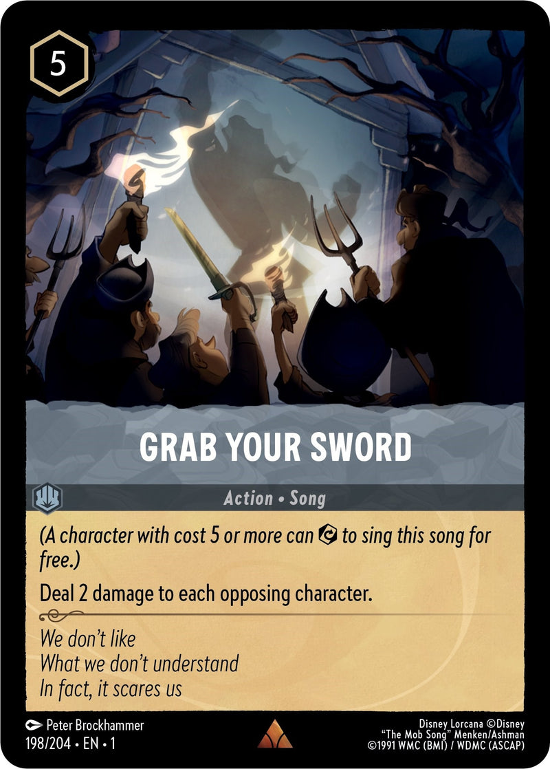 Image for Grab Your Sword (198/204) (The First Chapter) (1) - Disney Lorcana