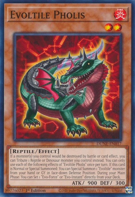 Evoltile Pholis (DUNE-EN017) (Duelist Nexus) YuGiOh