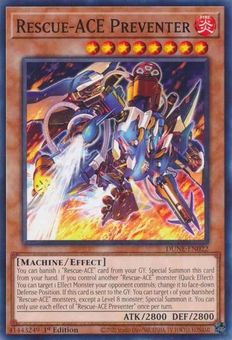 Rescue-ACE Preventer (DUNE-EN022) (Duelist Nexus) YuGiOh