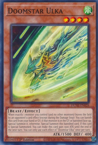 Doomstar Ulka (DUNE-EN028) (Duelist Nexus) YuGiOh
