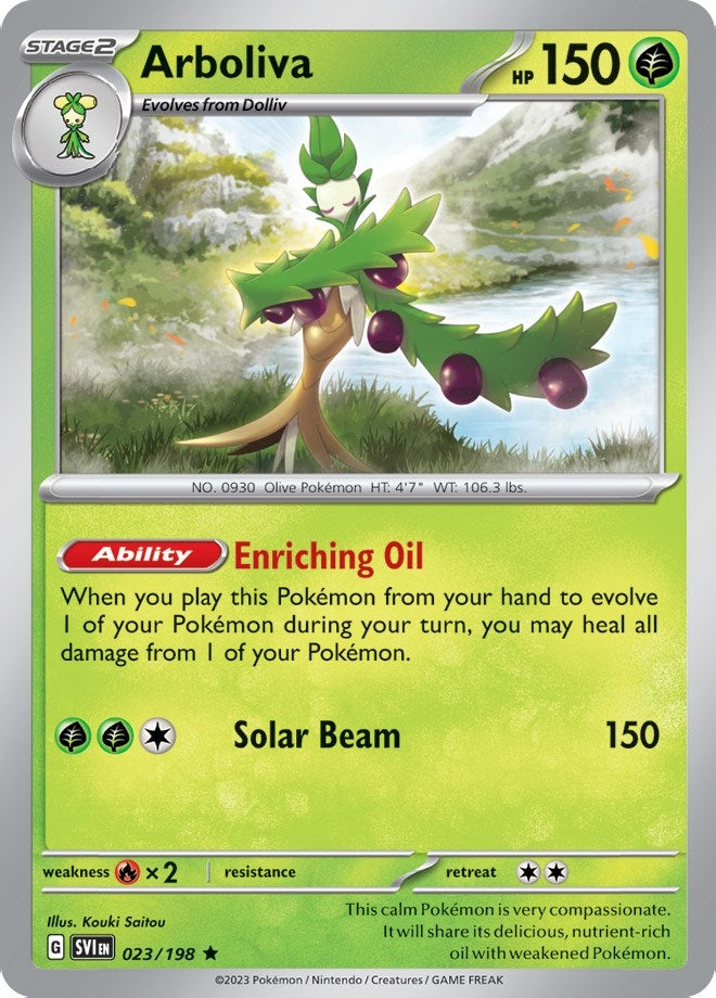 Image for Arboliva - 023/198 (Line Holo) (023/198) (Miscellaneous Cards & Products) (MCAP) - Pokemon