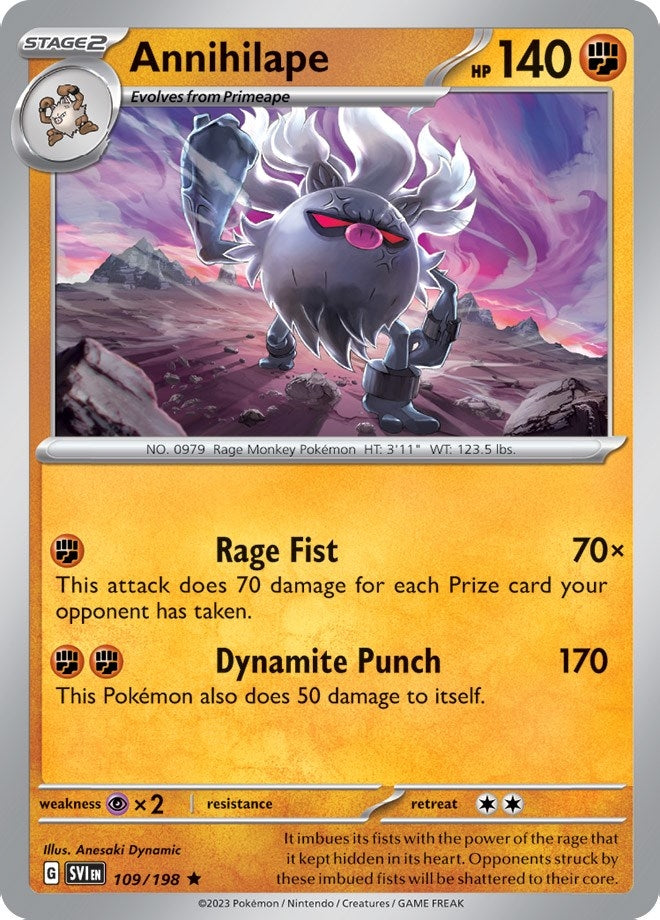 Image for Annihilape (109/198) - Pokemon