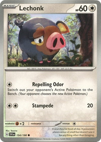 Image for Lechonk - 154/198 (Holo) (154/198) - Pokemon