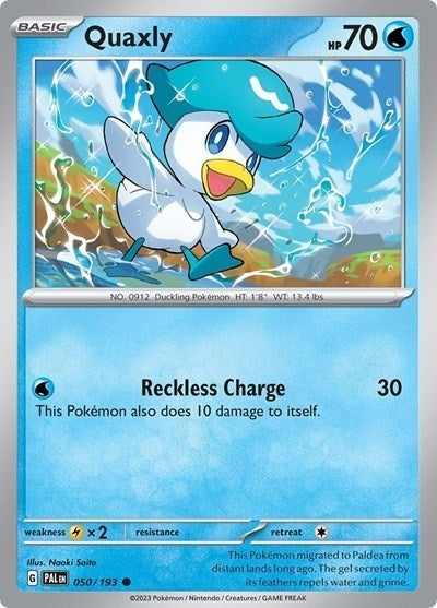 Image for Quaxly - 050/193 (Summer 2023 Collector Chest) (050/193) (Miscellaneous Cards & Products) (MCAP) - Pokemon