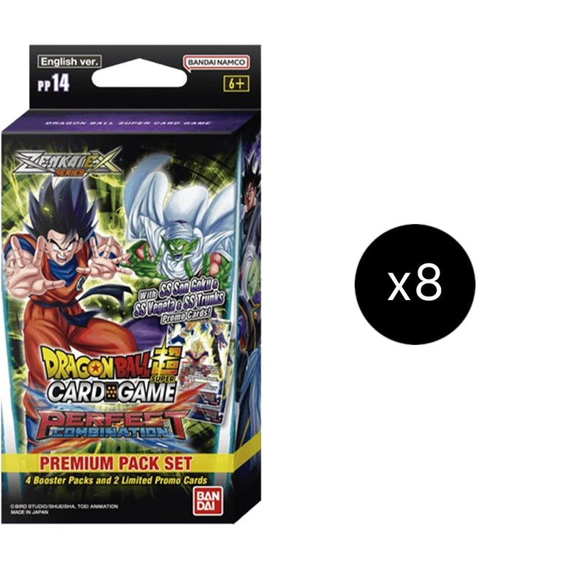 Image for Perfect Combination Premium Pack Set 14 Display - Dragon Ball Super: Masters