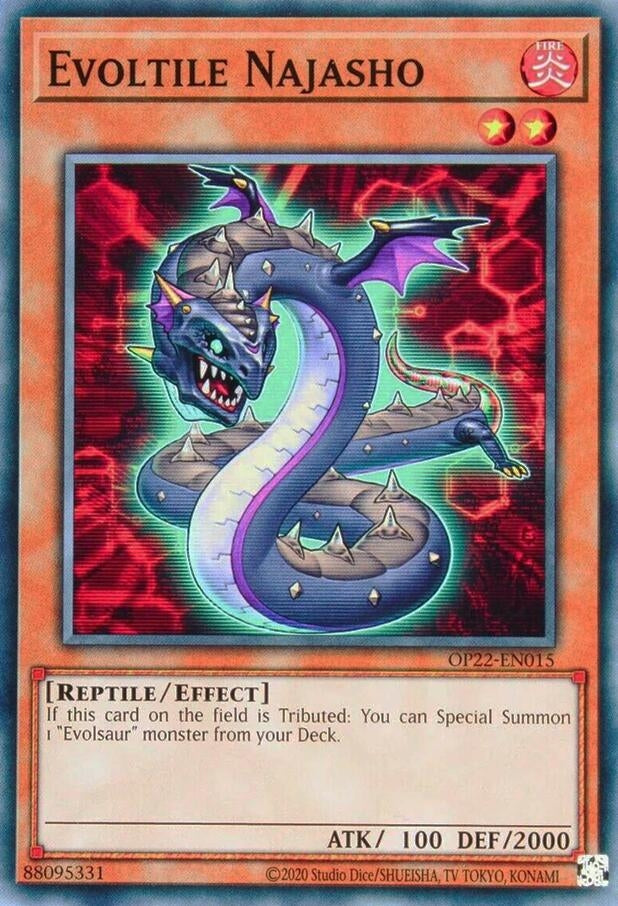 Evoltile Najasho (OP22-EN015) (OTS Tournament Pack 22) YuGiOh
