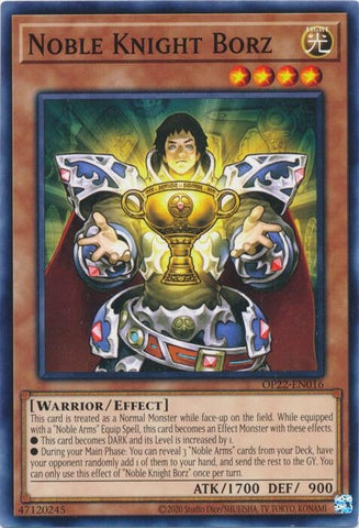 Noble Knight Borz (OP22-EN016) (OTS Tournament Pack 22) YuGiOh