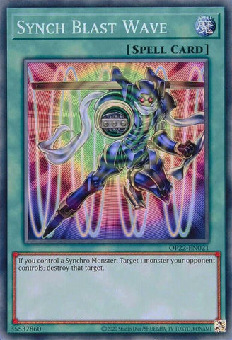 Synch Blast Wave (OP22-EN021) (OTS Tournament Pack 22) YuGiOh