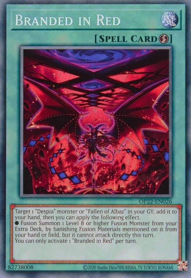 Branded in Red (OP22-EN026) (OTS Tournament Pack 22) YuGiOh