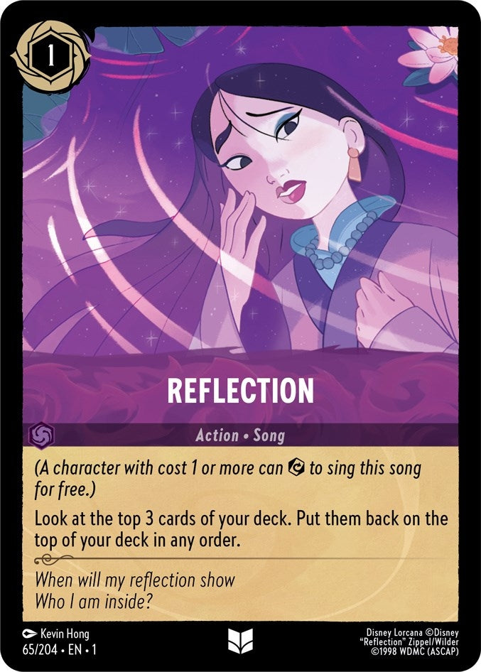 Image for Reflection (65/204) (The First Chapter) (1) - Disney Lorcana