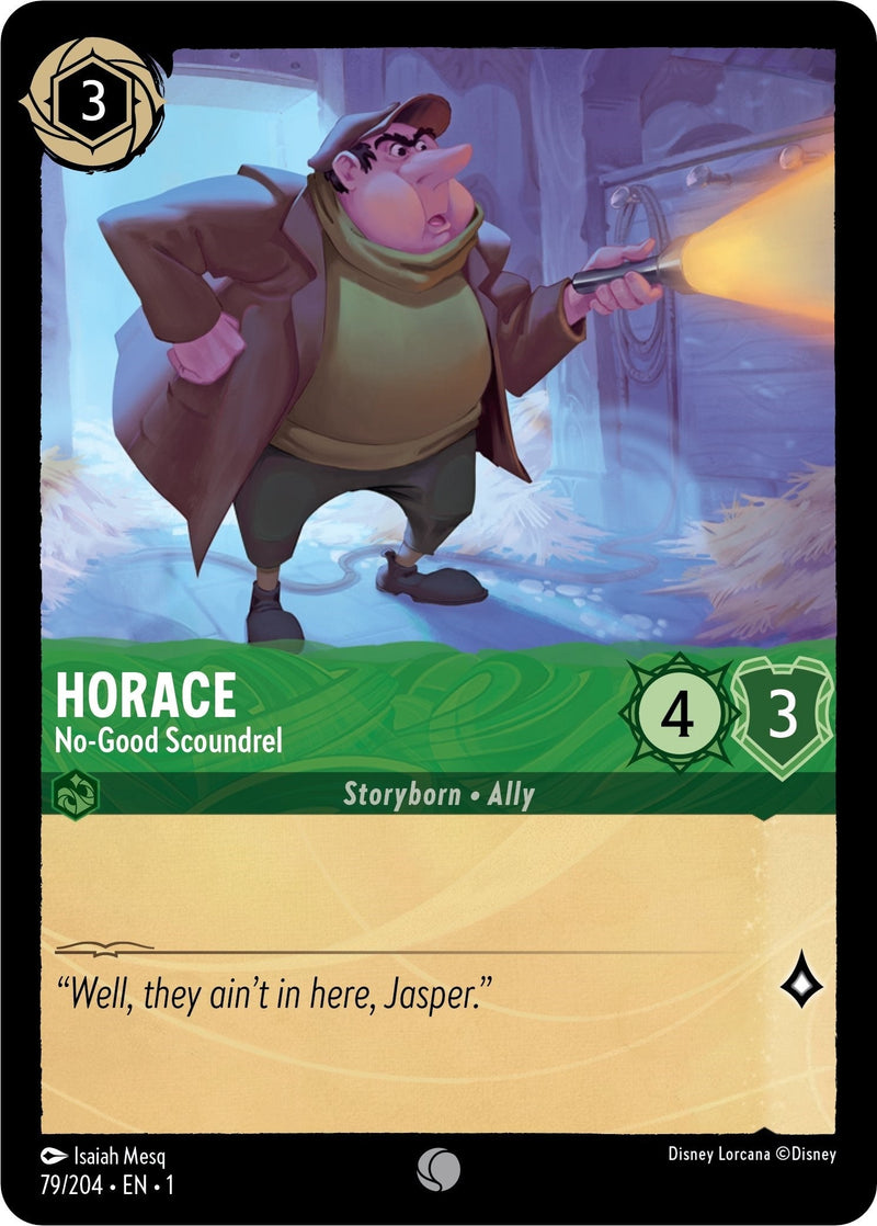 Horace - No-Good Scoundrel (79/204) (The First Chapter) Disney Lorcana