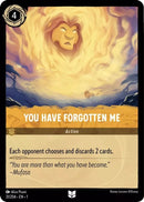 Image for You Have Forgotten Me (31/204) (The First Chapter) (1) - Disney Lorcana