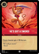 Image for He's Got A Sword! (132/204) (The First Chapter) (1) - Disney Lorcana