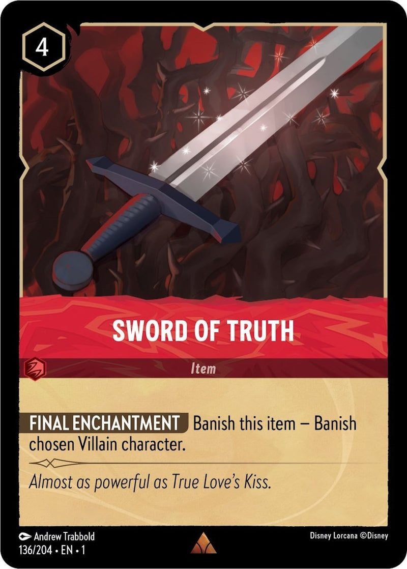 Image for Sword of Truth (136/204) (The First Chapter) (1) - Disney Lorcana