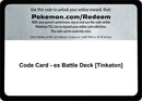 Image for Code Card - ex Battle Deck [Tinkaton] (Miscellaneous Cards & Products) (MCAP) - Pokemon